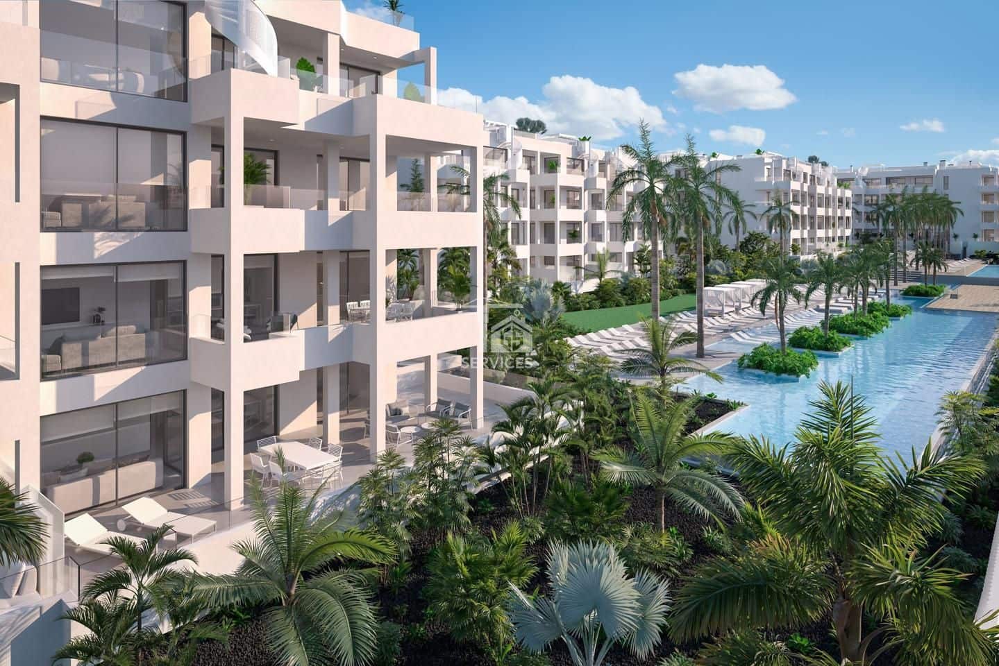 2 sypialnia Mieszkanie na sprzedaż w Arona z basenem garażem - 534 000 € (Ref: 9148443)