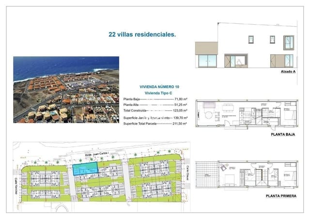 3 soveværelse Lejlighed til salg i Granadilla de Abona med garage - € 497.674 (Ref: 9153255)