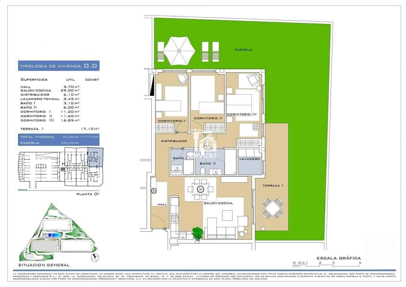 3 soveværelse Lejlighed til salg i Granadilla de Abona med swimmingpool garage - € 660.000 (Ref: 9153343)