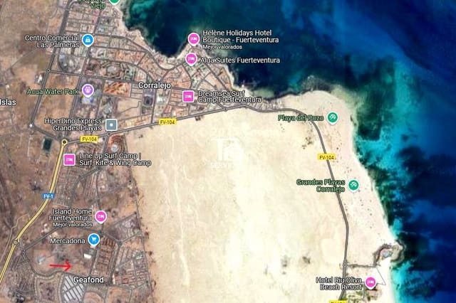 Grunde uden byggetilladelser til salg i Corralejo, La Oliva - € 4.100.000 (Ref: 9357007)