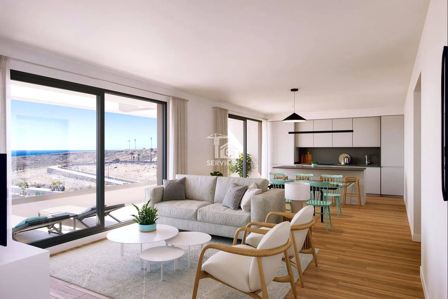 2 chambre Appartement à vendre à Arico avec piscine garage - 379 500 € (Ref: 9424174)