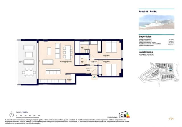 2 slaapkamer Flat te koop in Callao Salvaje - Playa Paraíso, Adeje met zwembad garage - € 670.000 (Ref: 9425379)