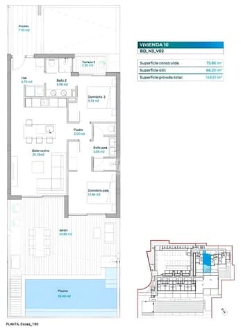 2 soverom Leilighet til salgs i Los Menores, Adeje - € 655 000 (Ref: 9459831)