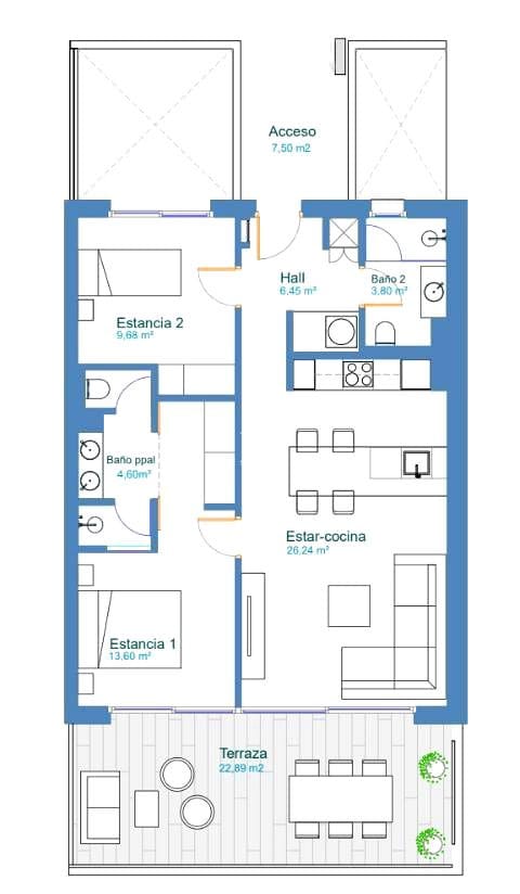 2 camera da letto Appartamento in vendita in Adeje con piscina garage - 455.000 € (Rif: 9459832)