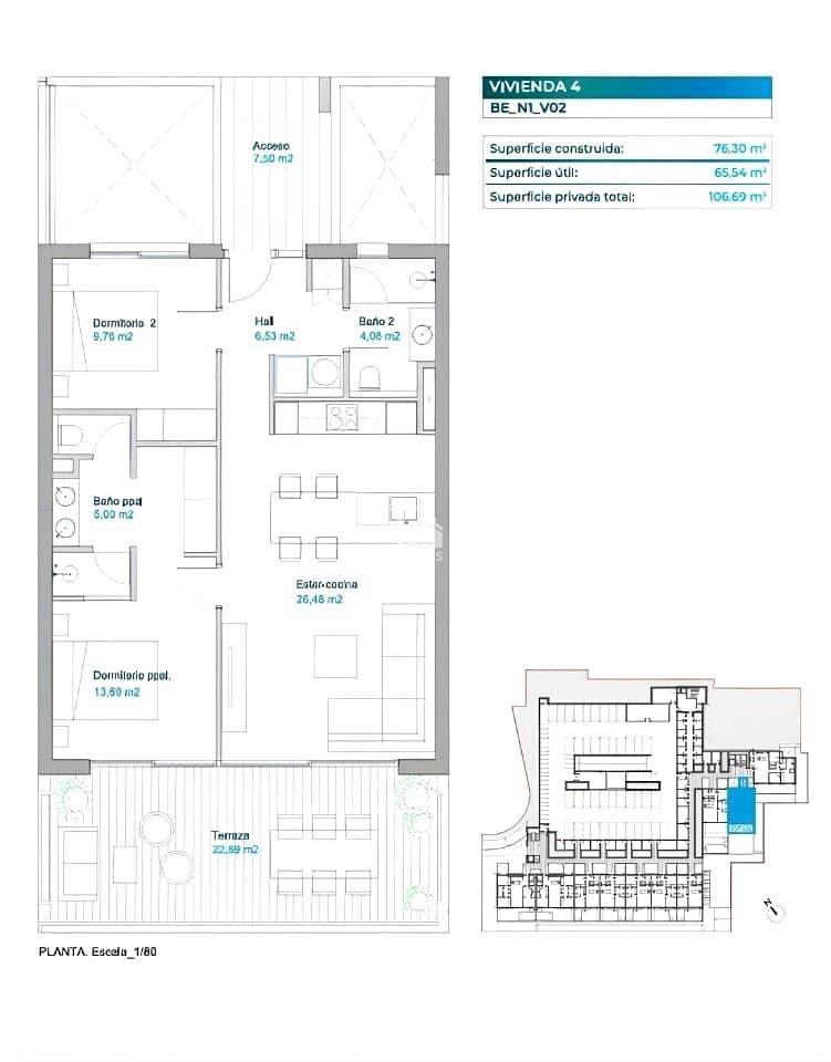 2 camera da letto Appartamento in vendita in Adeje con piscina garage - 455.000 € (Rif: 9459832)
