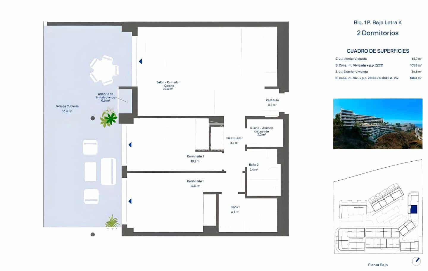 2 camera da letto Appartamento in vendita in Adeje con piscina garage - 572.000 € (Rif: 9461782)