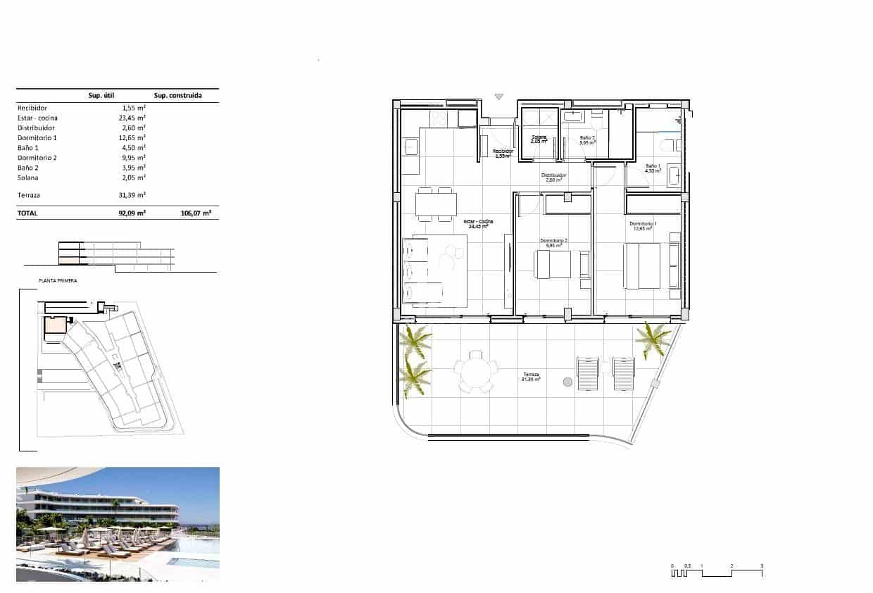 2 bedroom Flat for sale in Costa Adeje with pool garage - € 590,000 (Ref: 9618744)