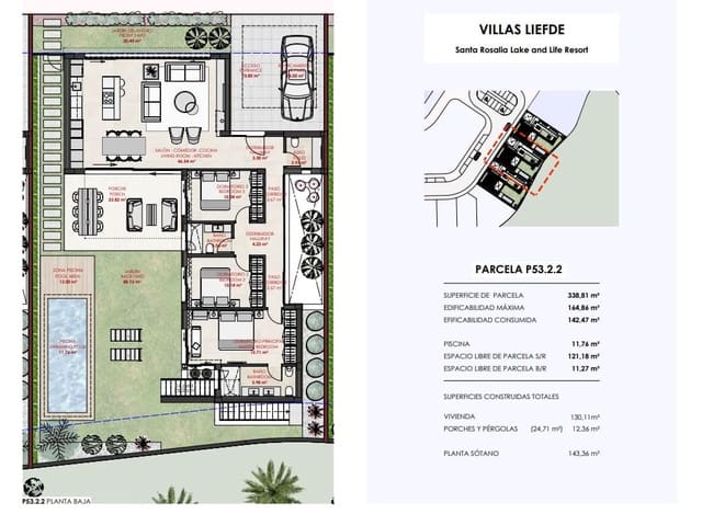 3 Zimmer Villa zu verkaufen in Torre-Pacheco mit Pool - 675.000 € (Ref: 7440636)