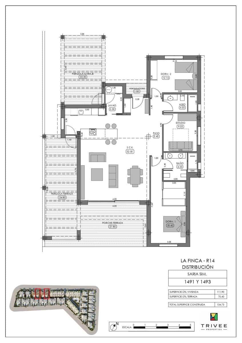 3 bedroom Villa for sale in Algorfa with pool garage - € 555,000 (Ref: 9714962)