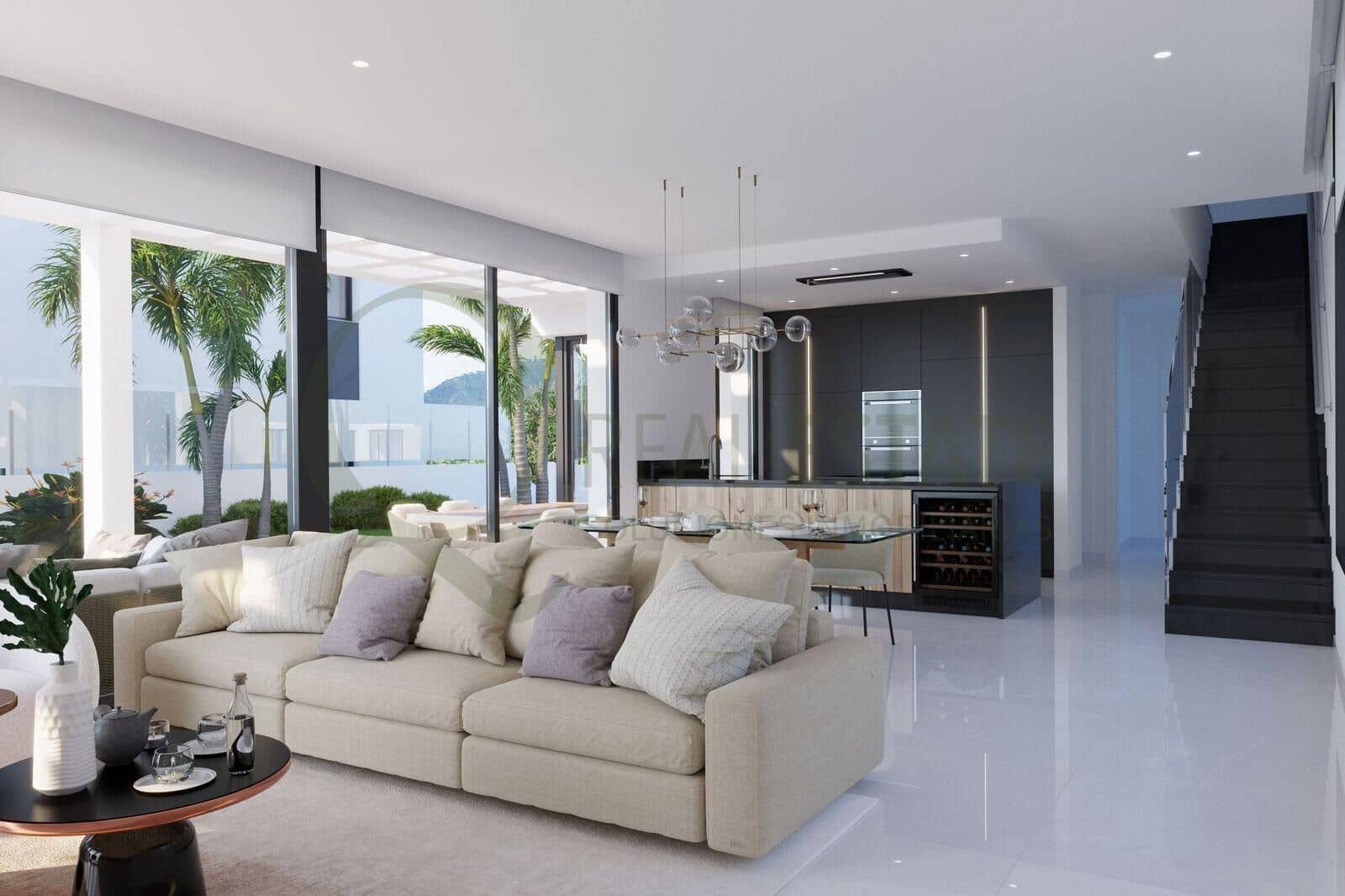 3 sypialnia Willa na sprzedaż w Finestrat z basenem garażem - 1 200 000 € (Ref: 9719988)