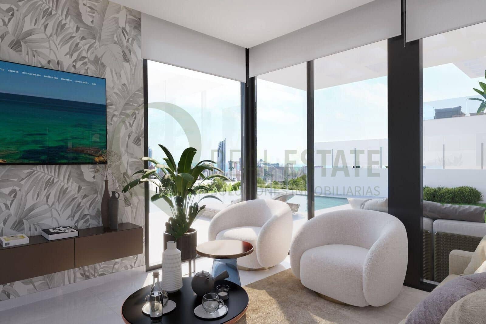 3 sypialnia Willa na sprzedaż w Finestrat z basenem garażem - 1 200 000 € (Ref: 9719988)