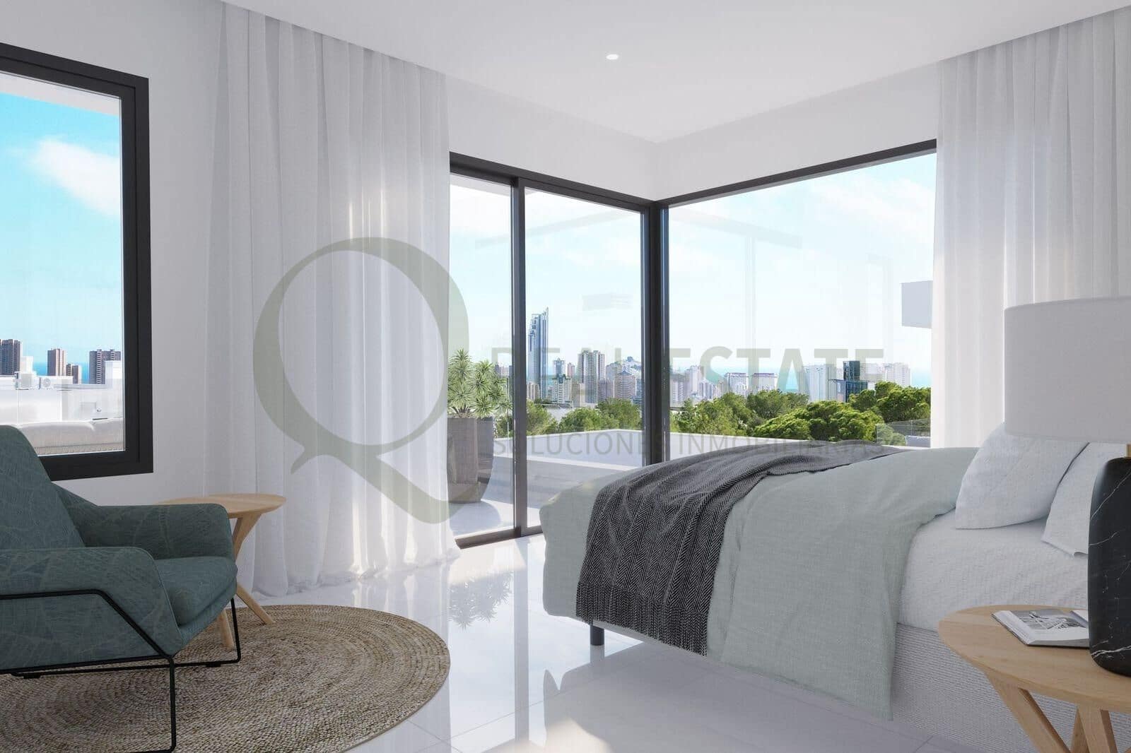 3 sypialnia Willa na sprzedaż w Finestrat z basenem garażem - 1 200 000 € (Ref: 9719988)