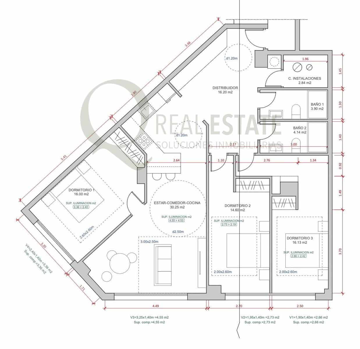 3 bedroom Flat for sale in San Vicente / Sant Vicent del Raspeig with pool - € 229,000 (Ref: 9741760)