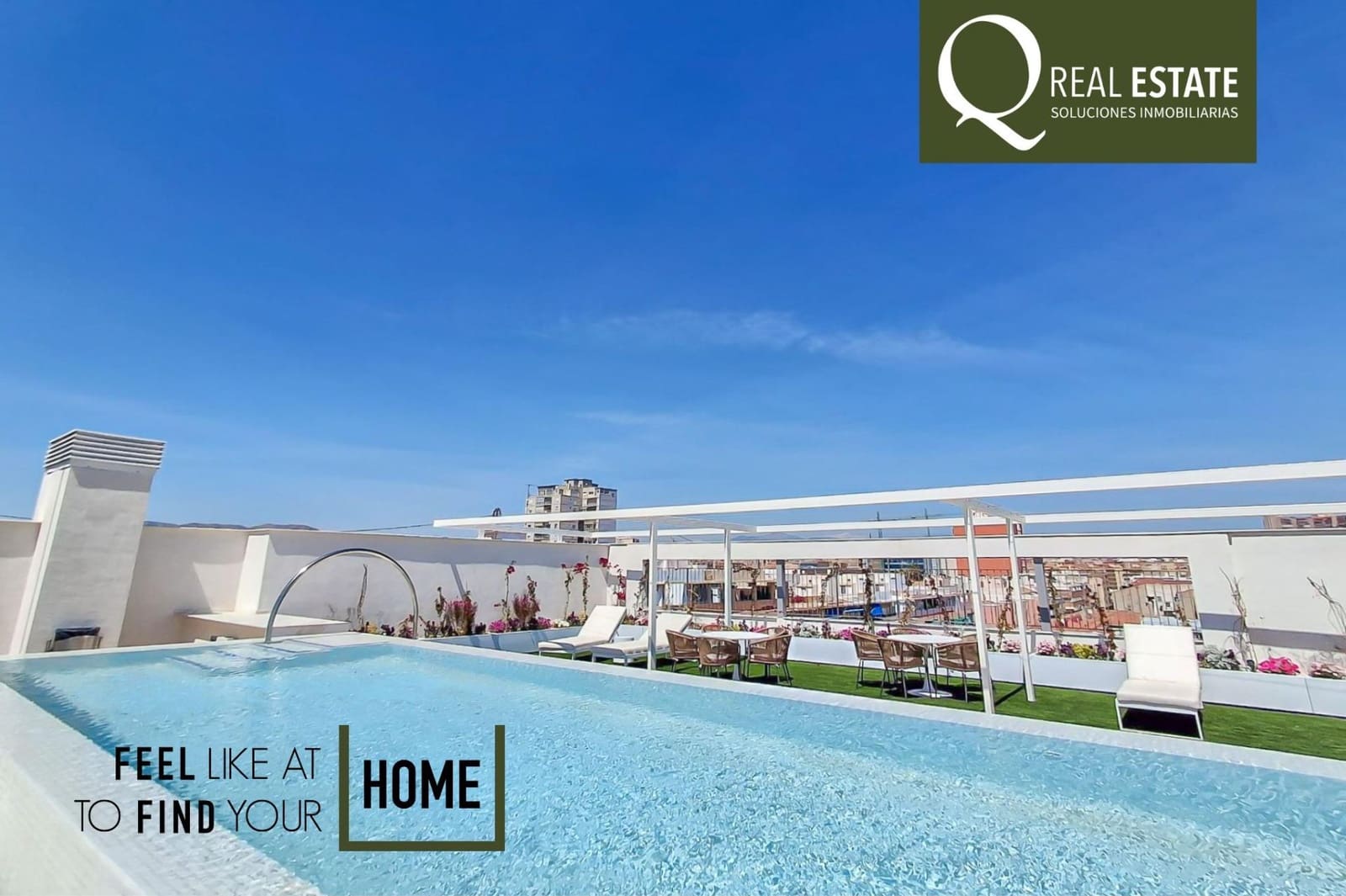 3 slaapkamer Flat te huur in Alicante stad met zwembad garage - € 2.150 (Ref: 9797143)