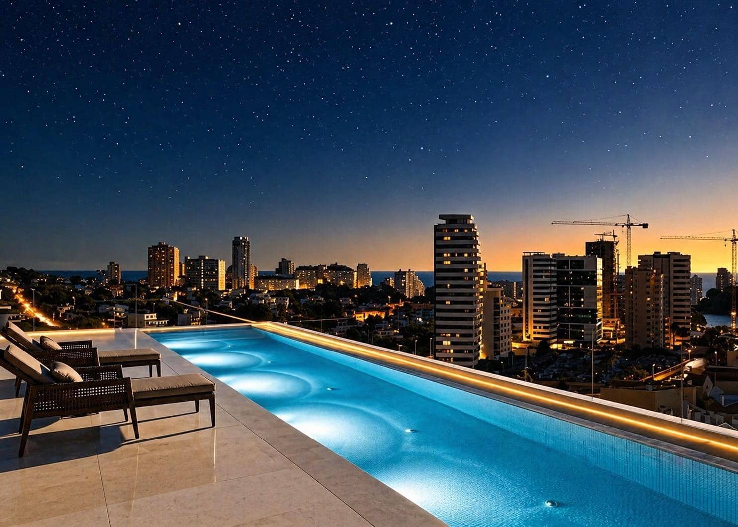 3 soveværelse Penthouse til salg i Calpe / Calp med swimmingpool - € 672.400 (Ref: 9804313)