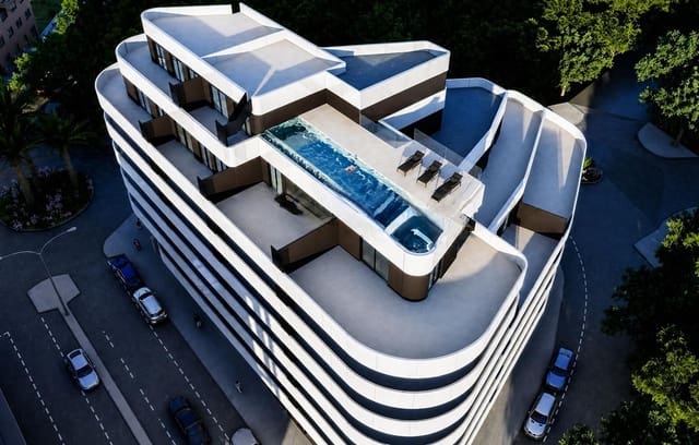 3 makuuhuone Asunto myytävänä paikassa Calpe / Calp mukana uima-altaan - 379 000 € (Ref: 9804314)