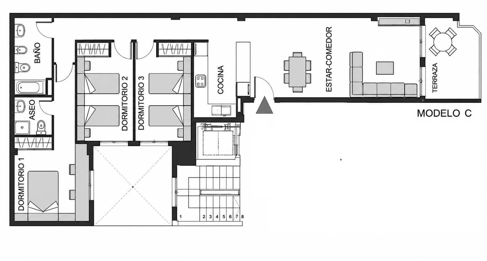 3 sypialnia Apartament na sprzedaż w Guardamar del Segura - 200 000 € (Ref: 10011548)