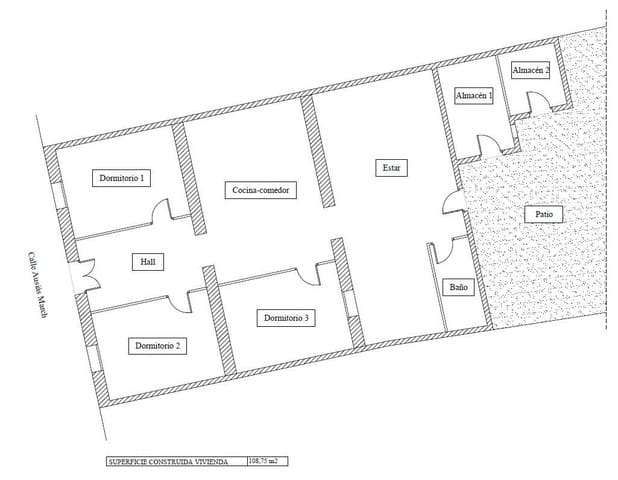 3 slaapkamer Finca/Landhuis te koop in Guardamar del Segura - € 233.000 (Ref: 9149342)