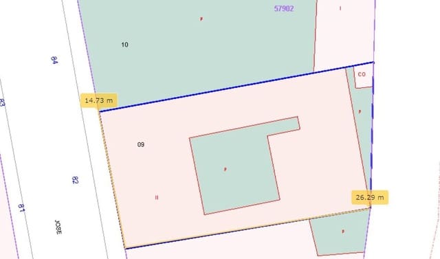 Tontti myytävänä paikassa Guardamar del Segura - 700 000 € (Ref: 9788489)