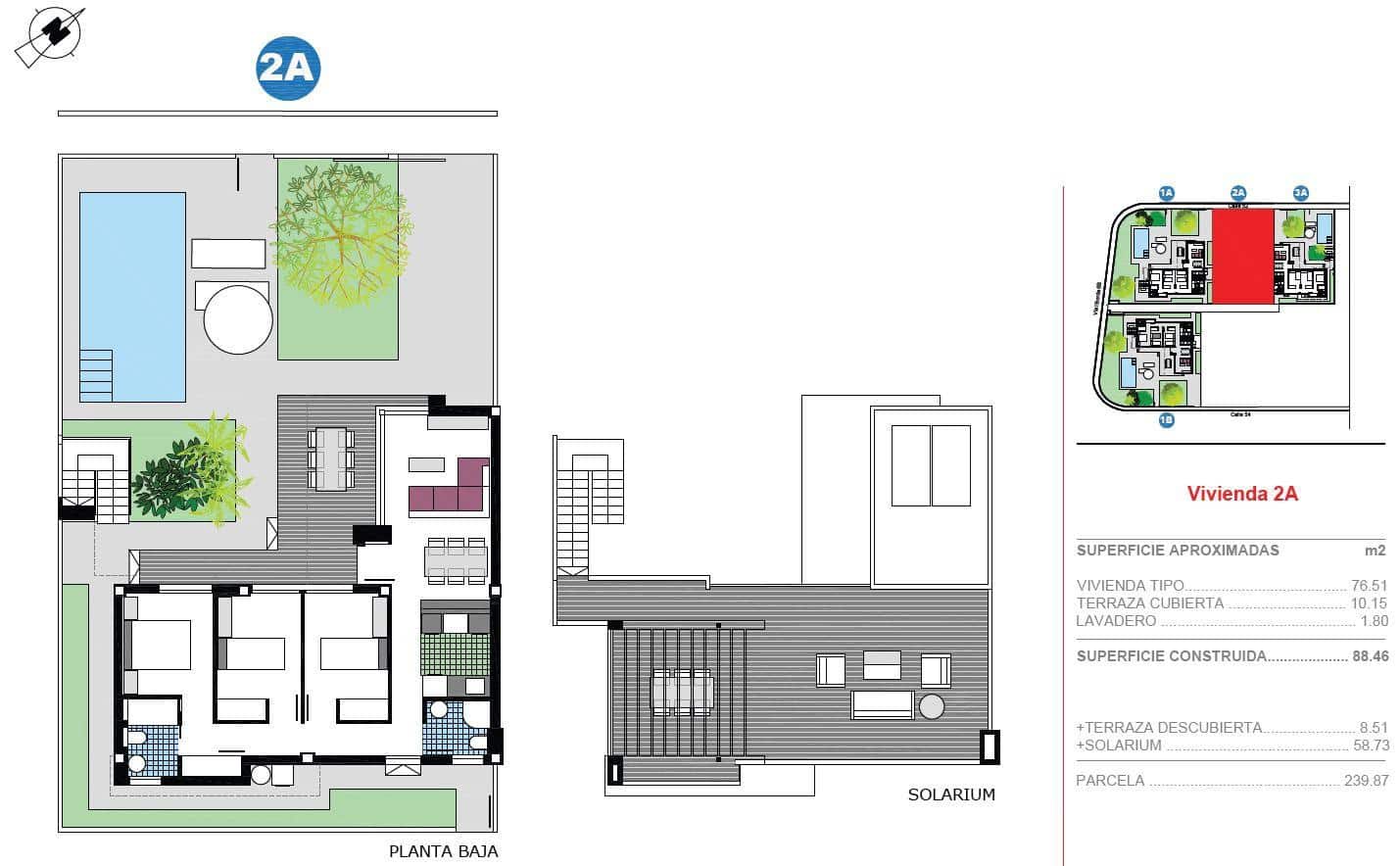 3 chambre Villa/Maison à vendre à Els Poblets avec piscine garage - 415 000 € (Ref: 9449913)