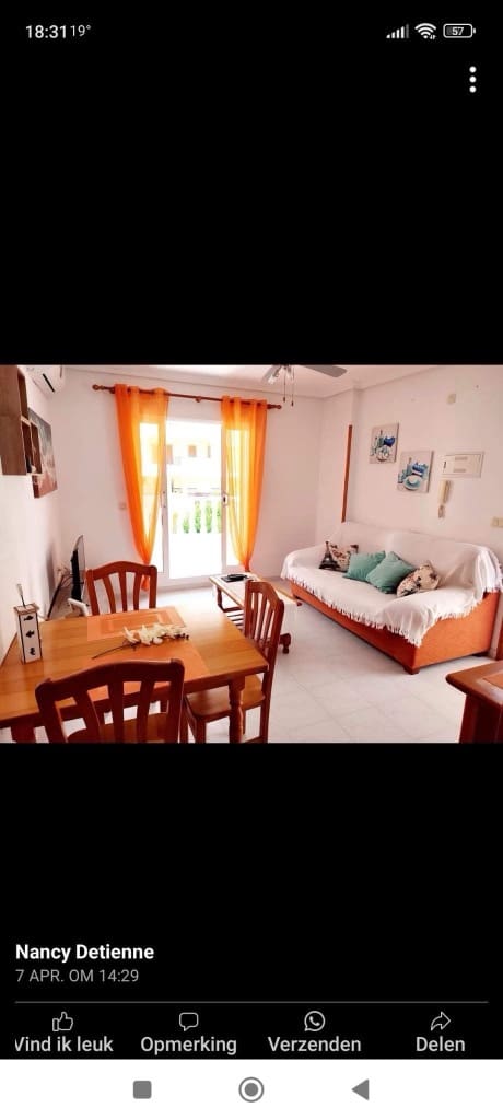 2 soverom Leilighet til leie i La Mata med svømmebasseng - € 650 (Ref: 10187581)