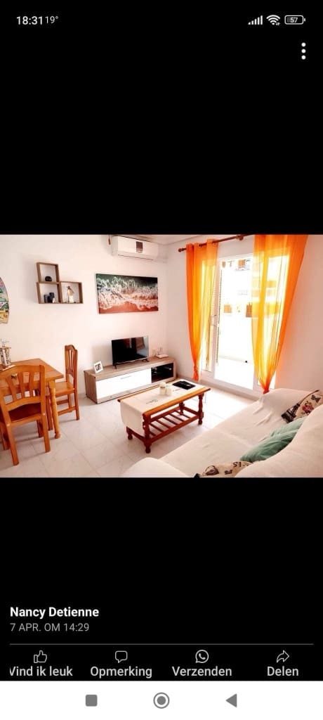 2 soverom Leilighet til leie i La Mata med svømmebasseng - € 650 (Ref: 10187581)