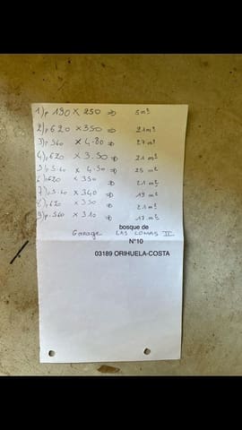 Autotalli vuokrattavana paikassa Orihuela Costa, Orihuela - 100 € (Ref: 8659335)