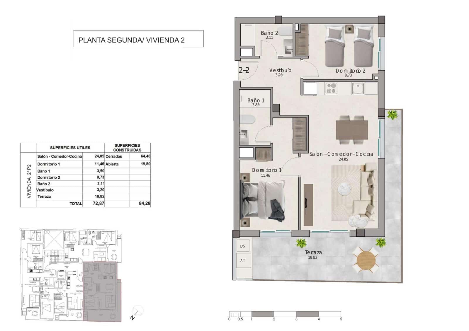 2 soveværelse Lejlighed til salg i Santa Pola med swimmingpool - € 273.000 (Ref: 10181749)