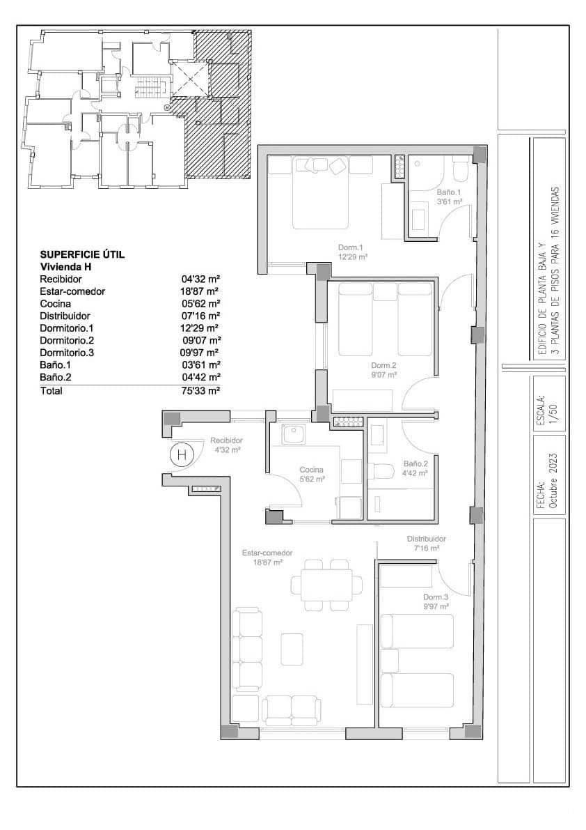 3 makuuhuone Asunto myytävänä paikassa Elche / Elx - 190 000 € (Ref: 10181751)