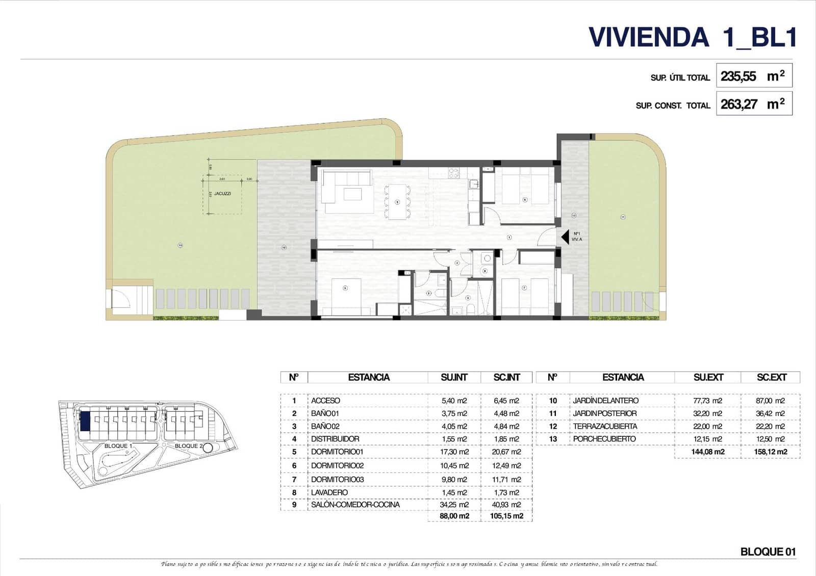 3 soveværelse Penthouse til salg i La Manga Club med swimmingpool garage - € 435.000 (Ref: 10181769)