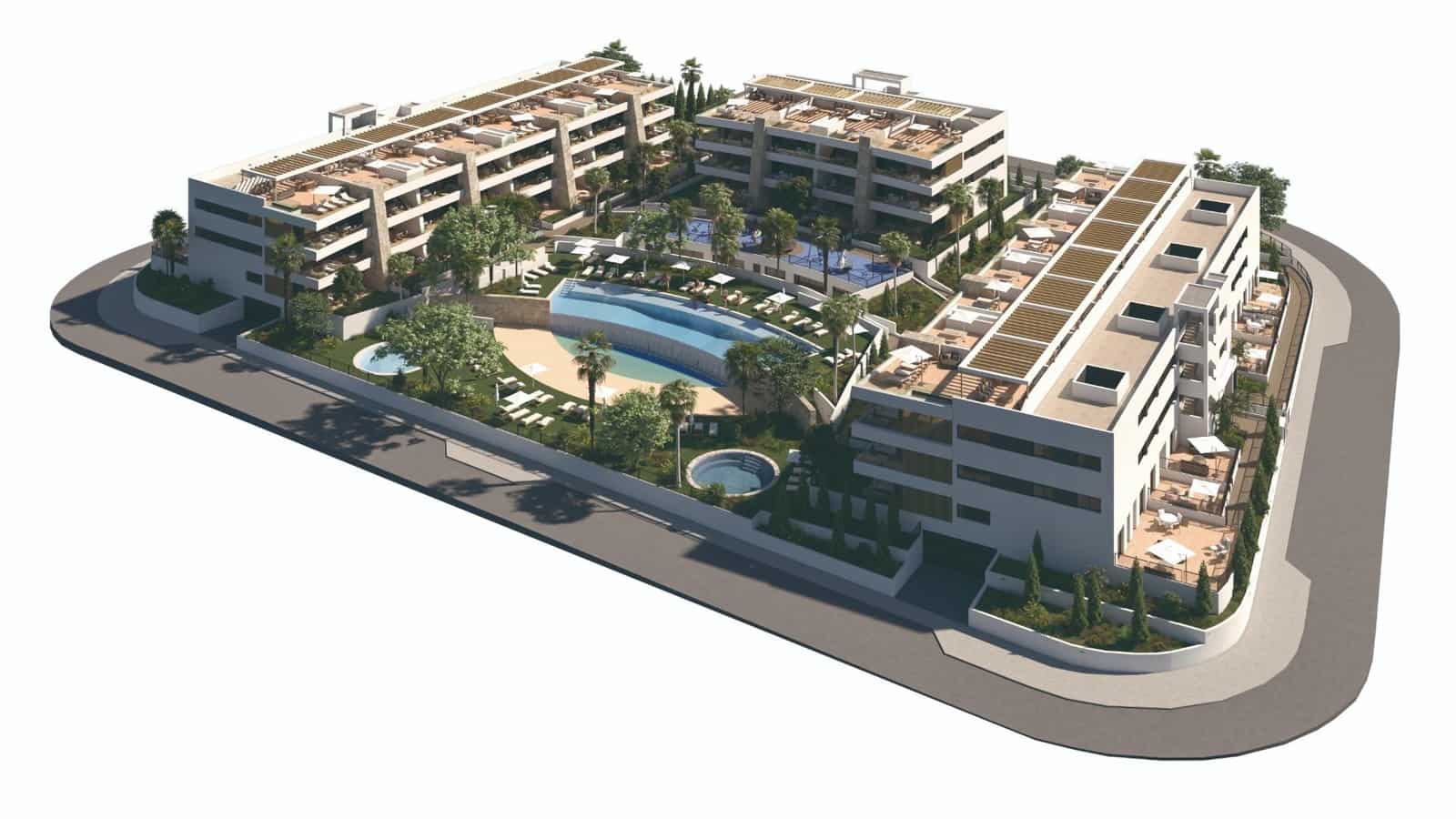 Ático de 2 habitaciones en Monforte del Cid en venta con piscina garaje - 365.000 € (Ref: 10181772)