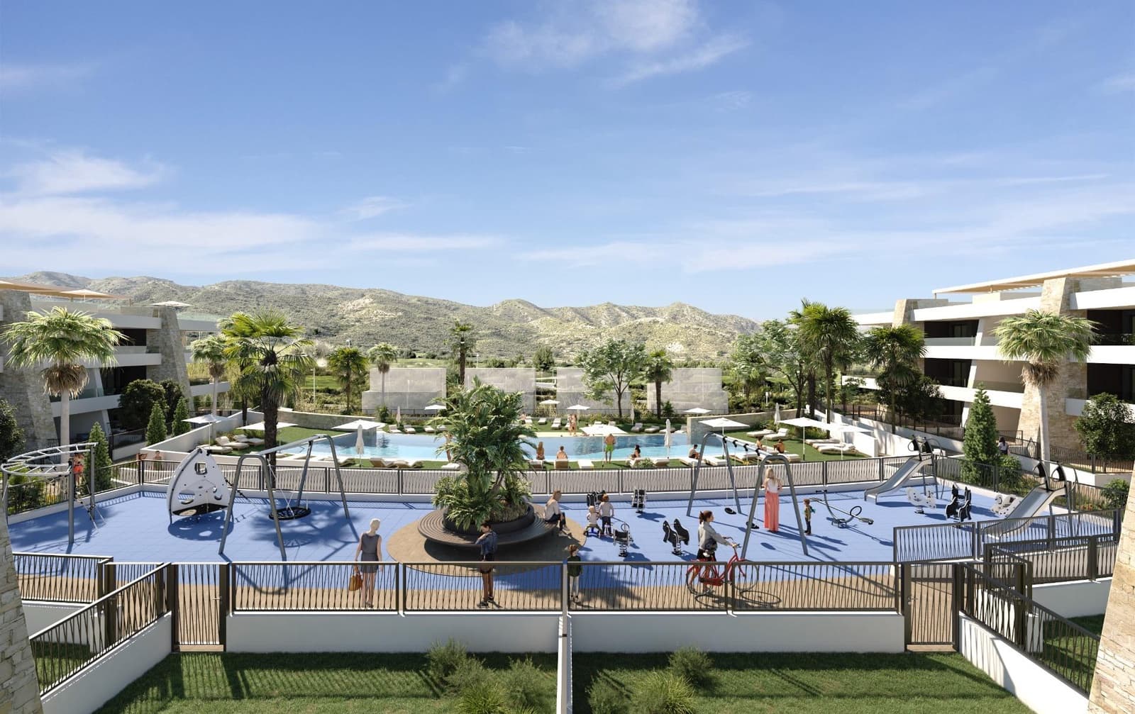 Ático de 2 habitaciones en Monforte del Cid en venta con piscina garaje - 375.000 € (Ref: 10181773)