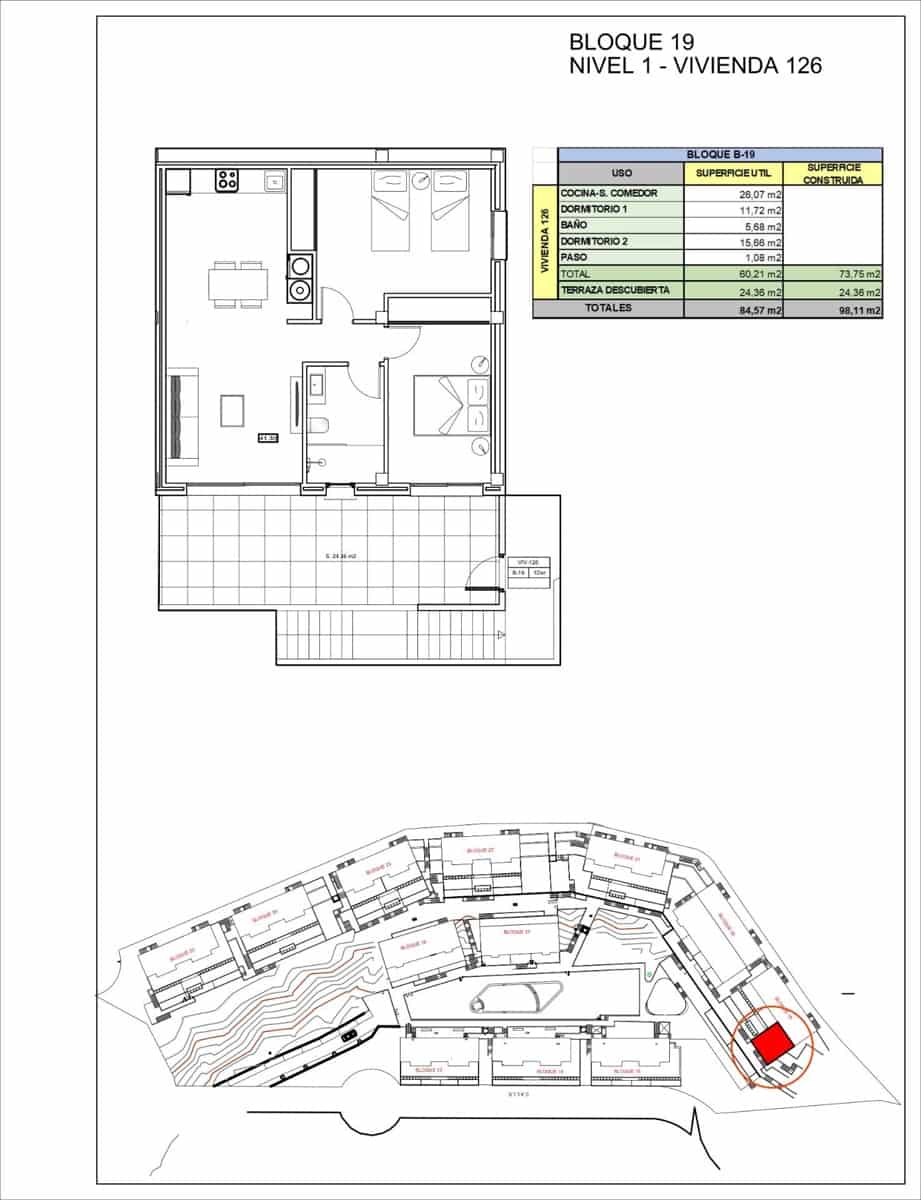 2 slaapkamer Flat te koop in Xeresa met zwembad garage - € 256.000 (Ref: 10181779)