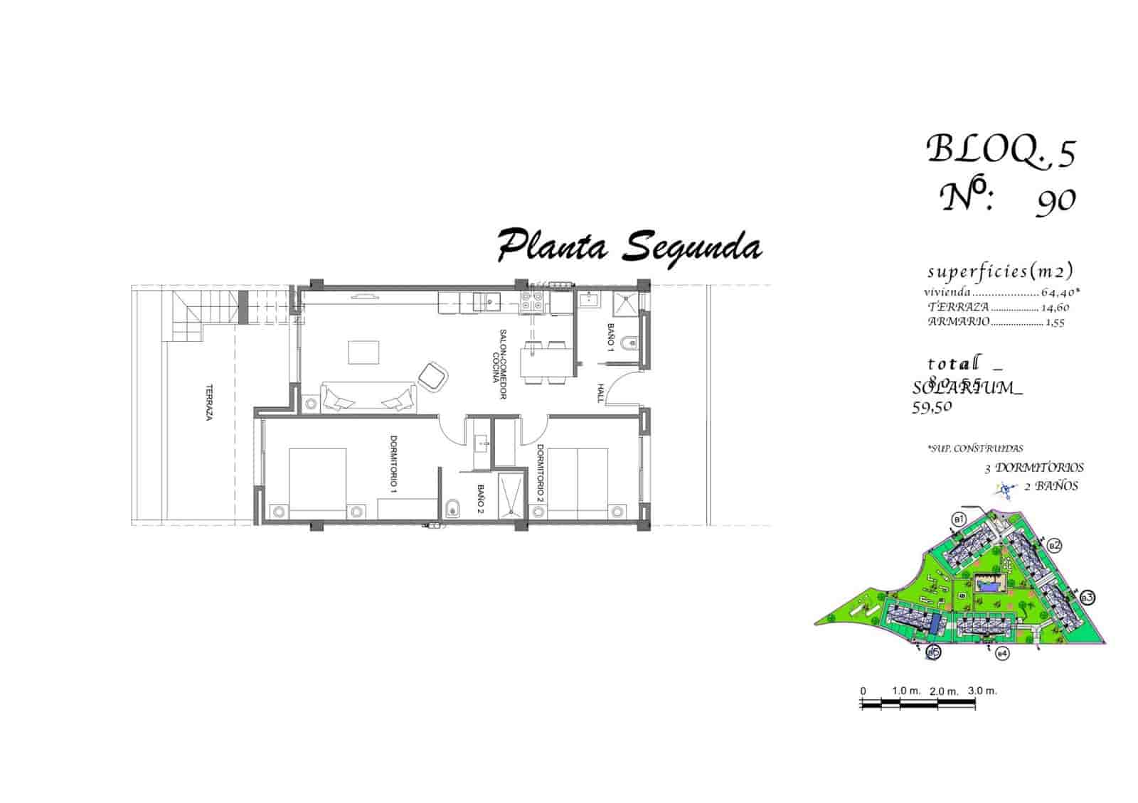 Apartamento de 3 habitaciones en Guardamar del Segura en venta con piscina garaje - 241.000 € (Ref: 10181787)