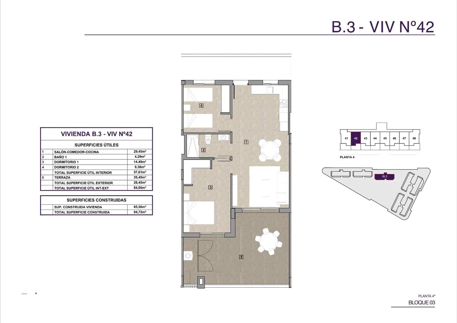 2 soverom Leilighet til salgs i Torrevieja med svømmebasseng garasje - € 365 000 (Ref: 10181803)