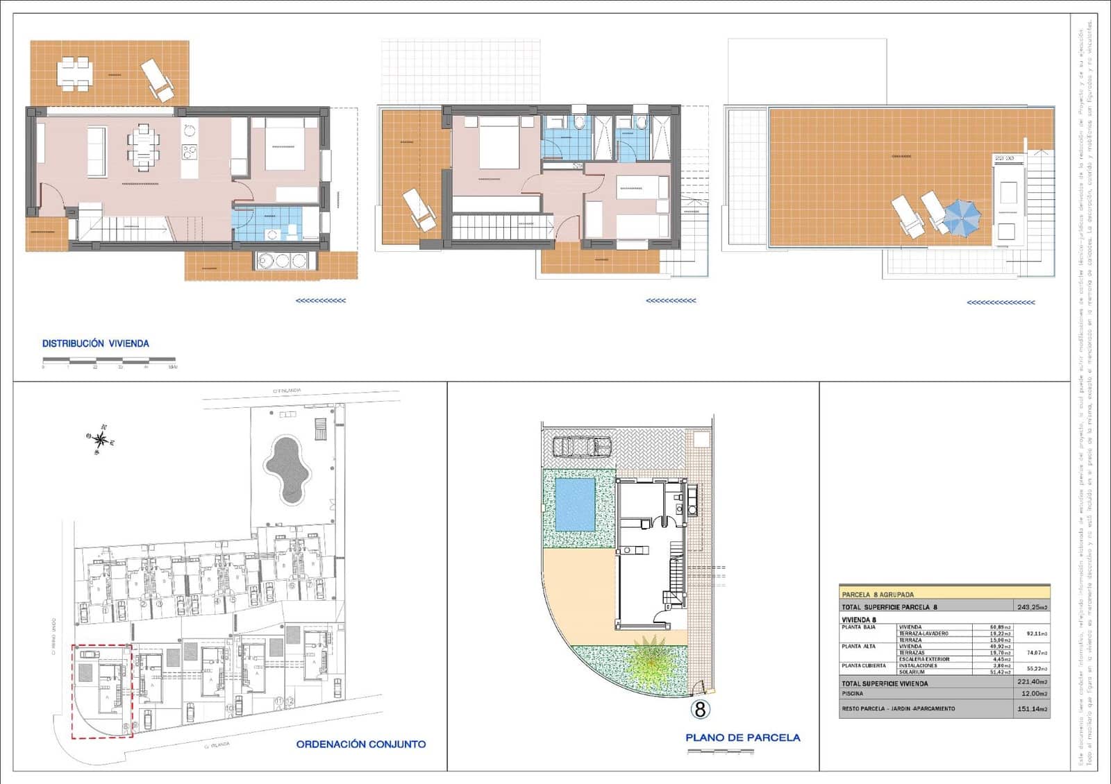 3 soveværelse Villa til salg i La Marina med swimmingpool garage - € 595.000 (Ref: 10181808)