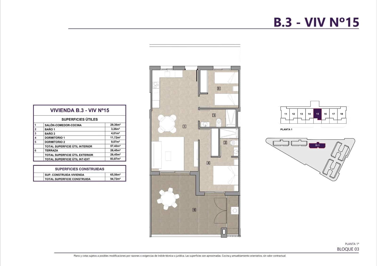 2 bedroom Apartment for sale in La Mata with pool garage - € 335,000 (Ref: 10181809)