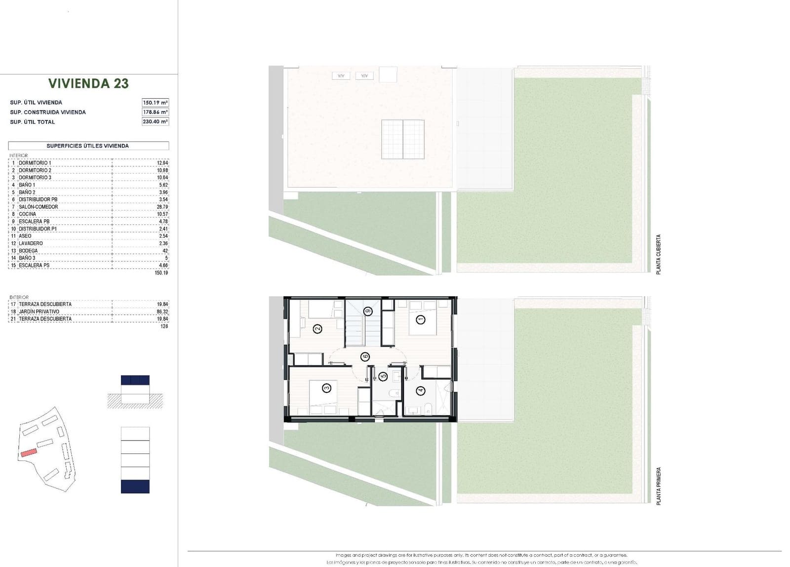 3 soveværelse Rækkehus til salg i Finestrat med swimmingpool garage - € 460.000 (Ref: 10181819)