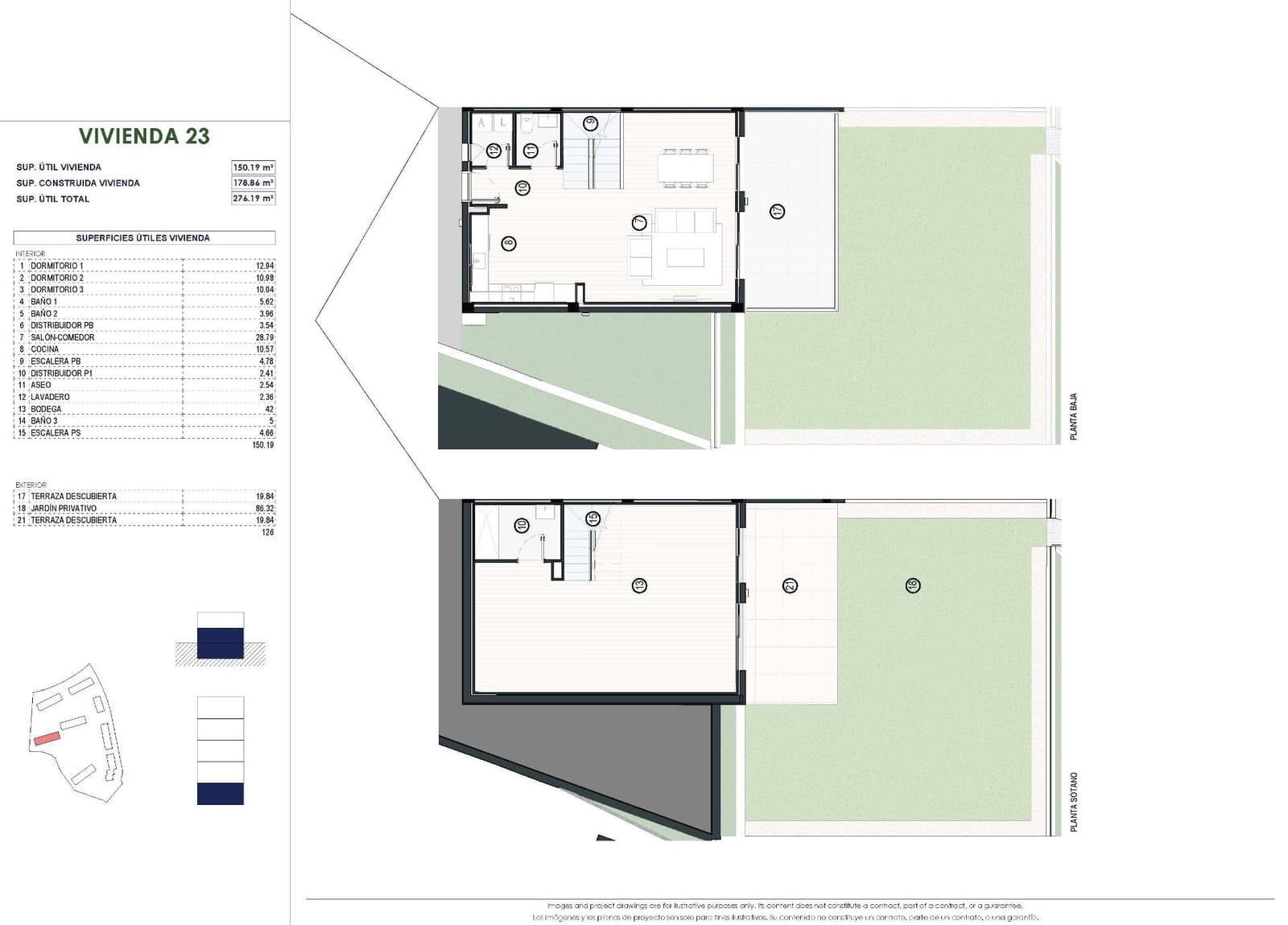 3 soveværelse Rækkehus til salg i Finestrat med swimmingpool garage - € 460.000 (Ref: 10181819)