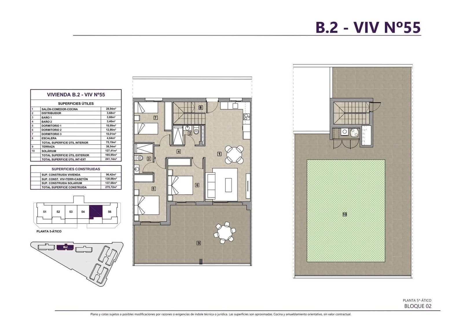 Ático de 3 habitaciones en La Mata en venta con piscina garaje - 540.000 € (Ref: 10181827)