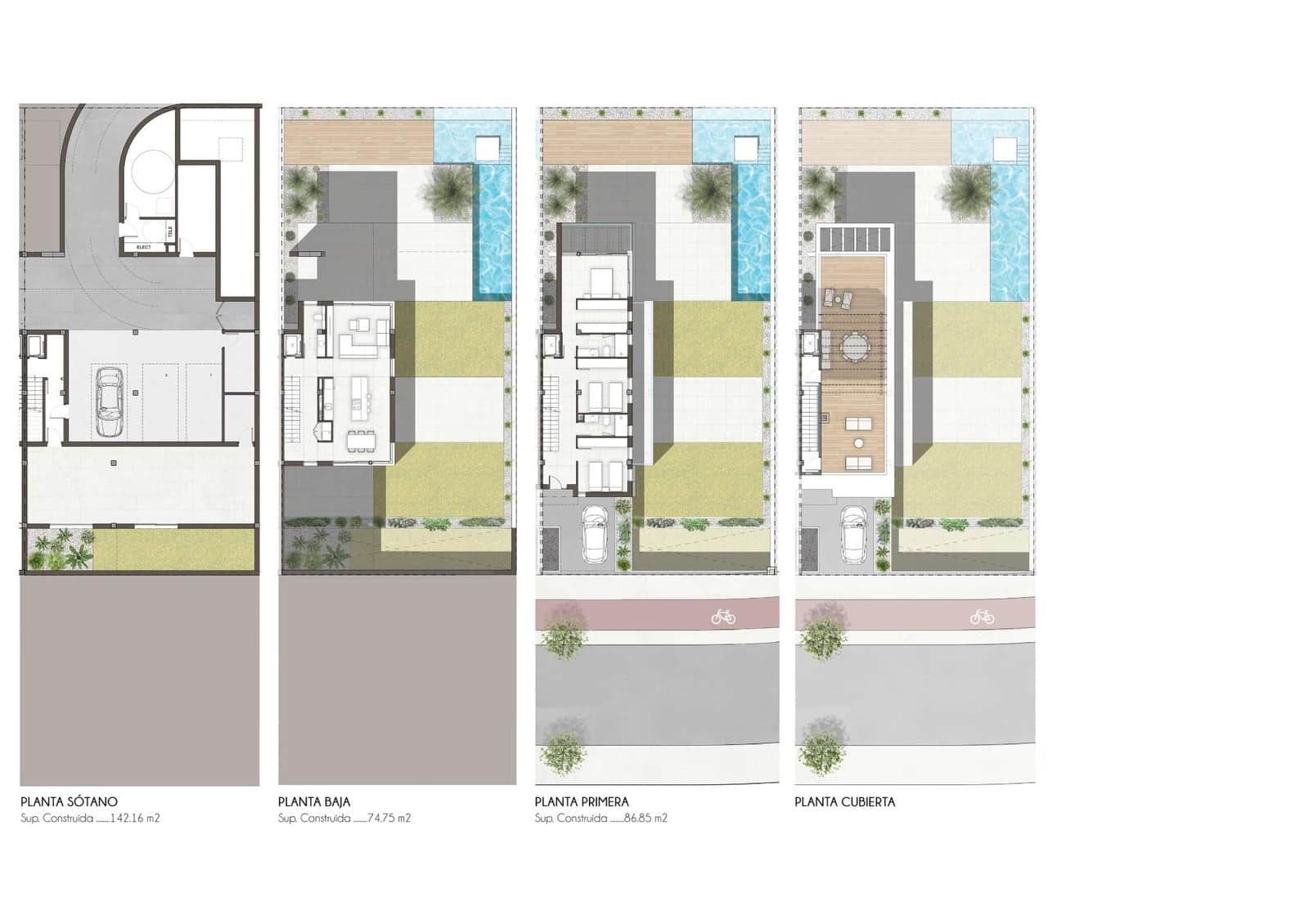 Chalet de 3 habitaciones en Monforte del Cid en venta con piscina garaje - 895.000 € (Ref: 10181835)