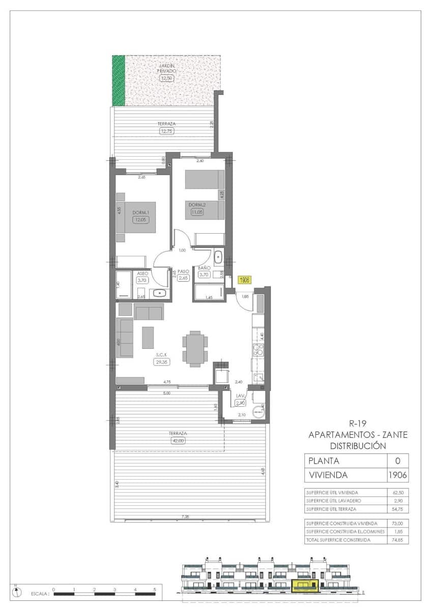2 Zimmer Apartment zu verkaufen in Algorfa mit Pool Garage - 299.000 € (Ref: 10183060)