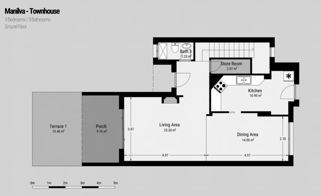 3 Zimmer Haus zu verkaufen in La Duquesa / Puerto de la Duquesa mit Pool - 515.000 € (Ref: 9575631)