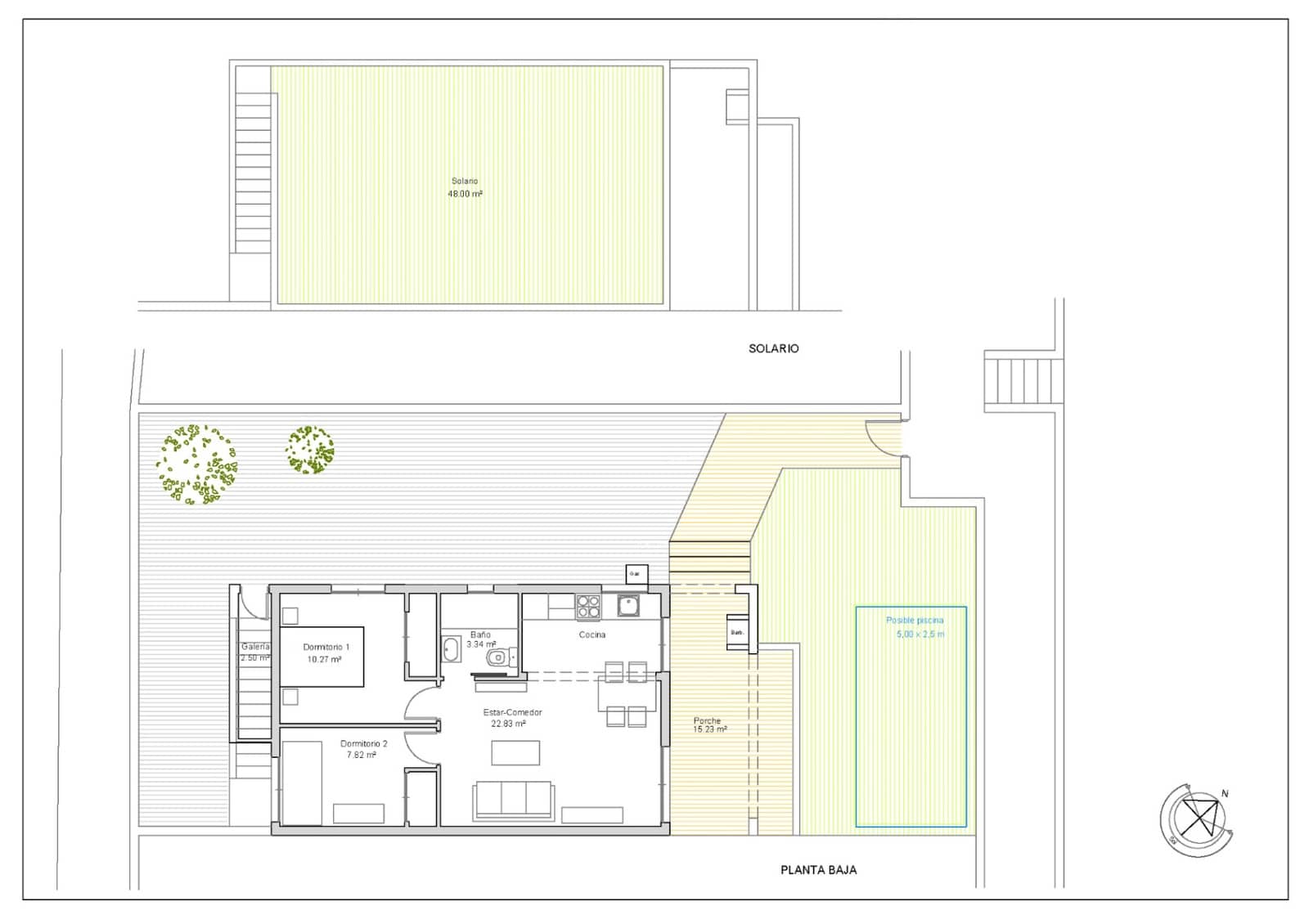 2 bedroom Bungalow for sale in San Miguel de Salinas with pool - € 199,000 (Ref: 9516389)