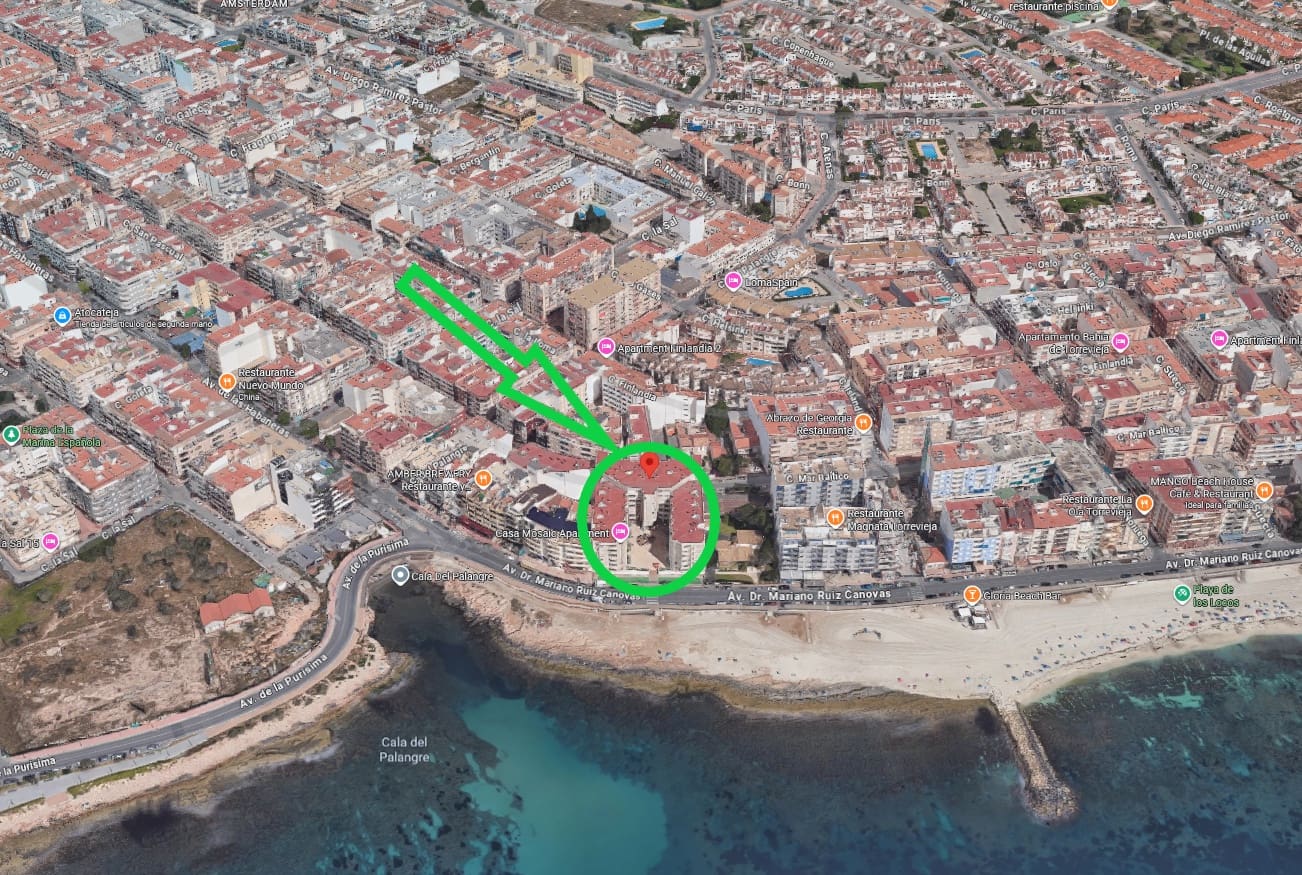 Strandlägenhet till salu i Torrevieja - 115 000 € (Ref: 9656782)