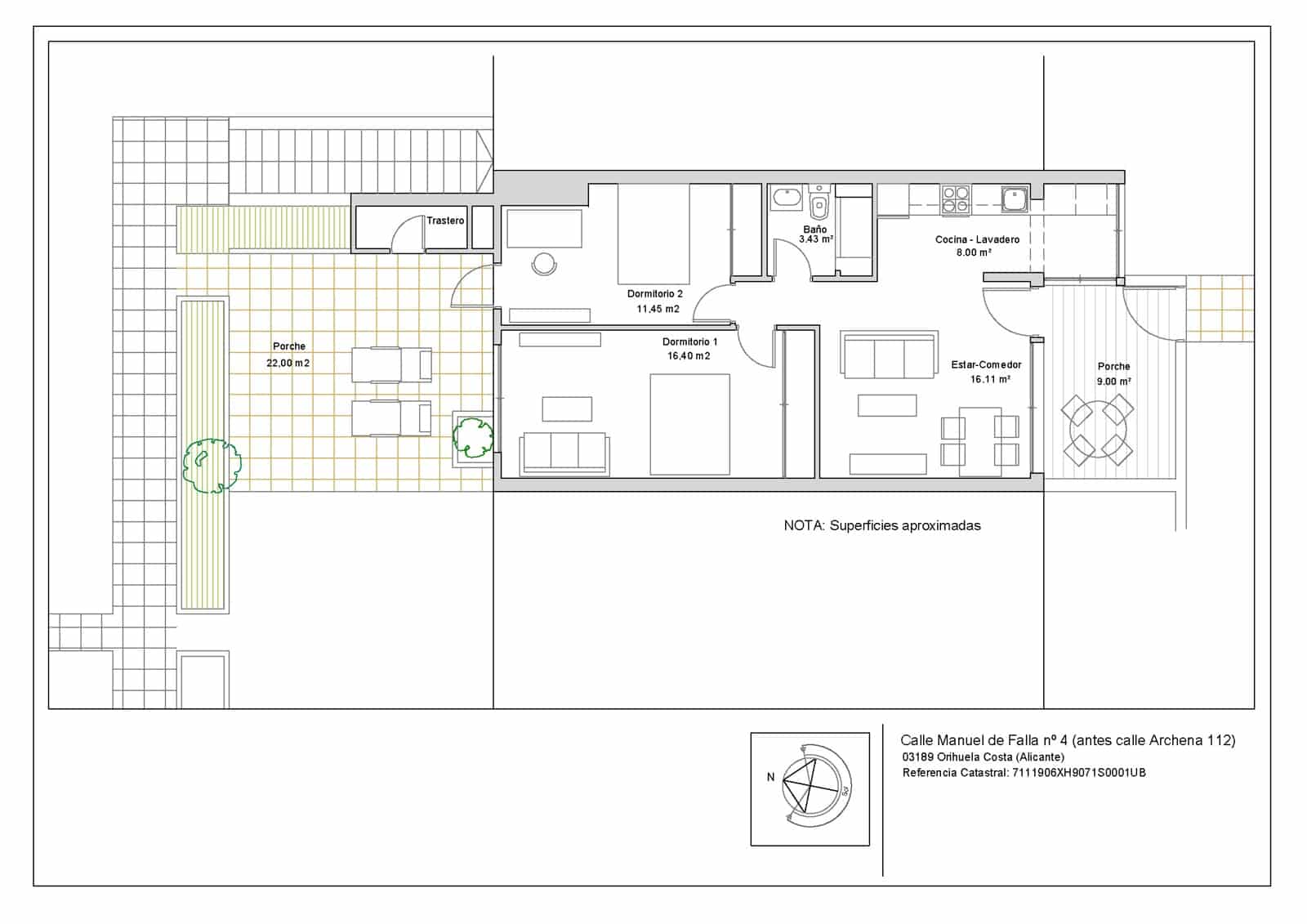 2 bedroom Bungalow for sale in Villamartin - € 225,000 (Ref: 9709095)