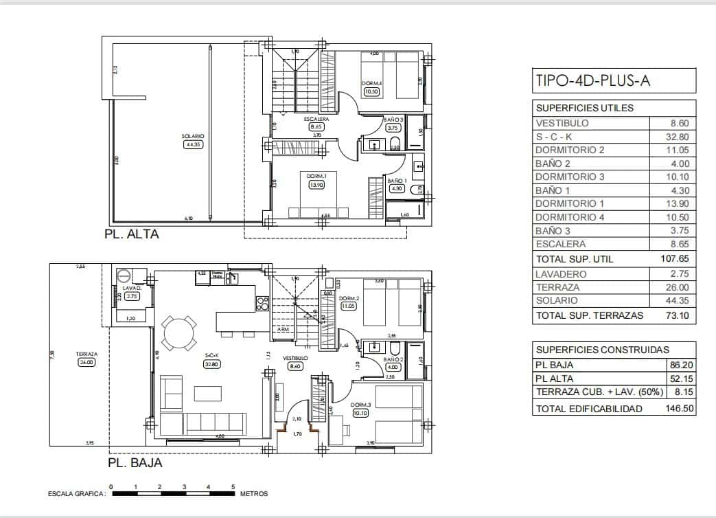 3 makuuhuone Huvila myytävänä paikassa Playa Flamenca mukana uima-altaan - 650 000 € (Ref: 8279554)