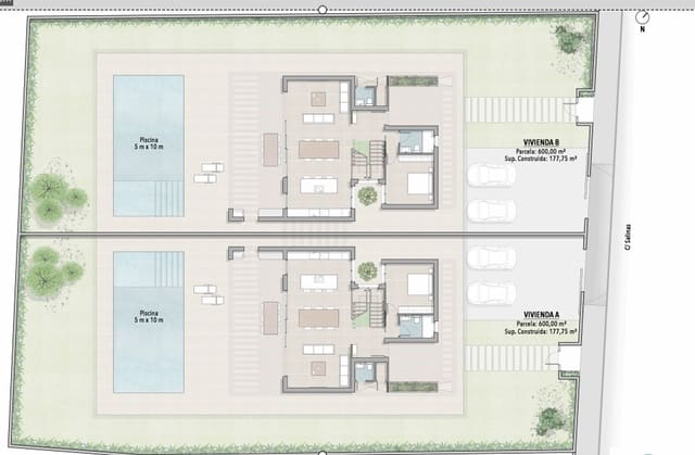 4 bedroom Villa for sale in Los Balcones - Los Altos, Torrevieja with pool garage - € 815,000 (Ref: 8971025)