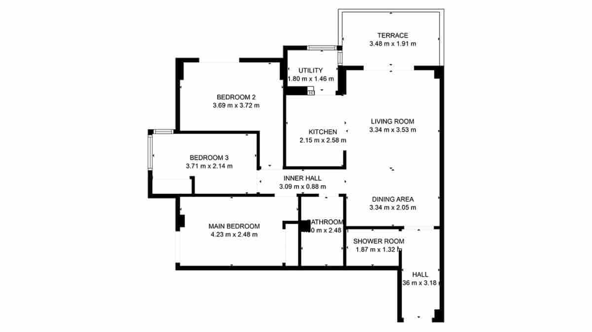 3 sypialnia Apartament na sprzedaż w La Florida z basenem - 194 900 € (Ref: 9131139)