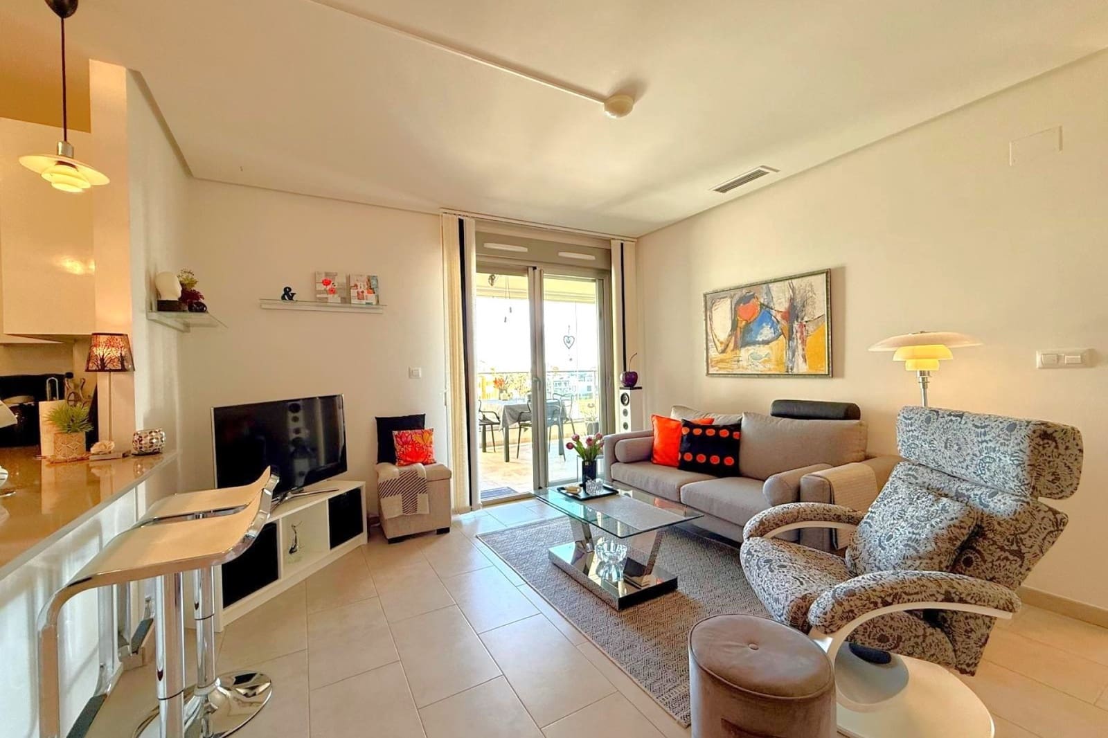 2 makuuhuone Huoneisto myytävänä paikassa Los Dolses mukana uima-altaan 
autotalli - 189 000 € (Ref: 9539512)